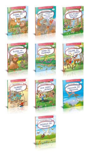 Kelile ve Dimne'den Masallar Güvercin Serisi Seti (10 Kitap Takım)