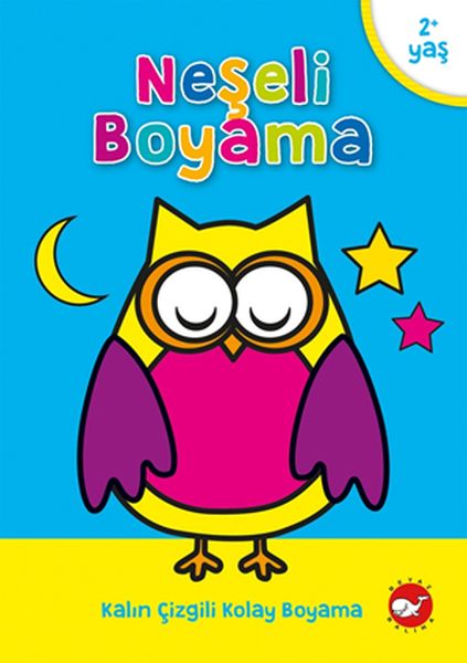 Neşeli Boyama; Kalın Çizgili Kolay Boyama