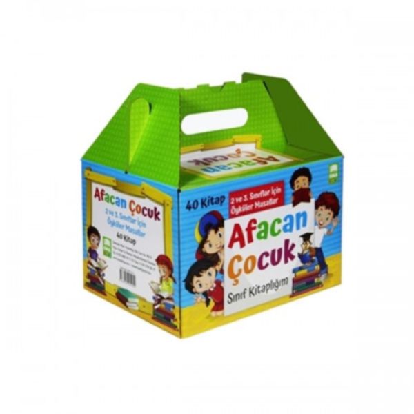 Afacan Çocuk Sınıf Kitaplığı Seti (40 Kitap Takım); 2. ve 3. Sınıflar İçin