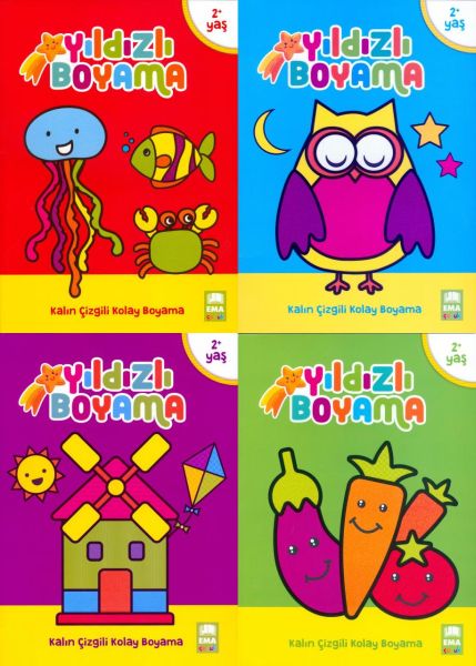 Yıldızlı Boyama (4 Kitap Takım)