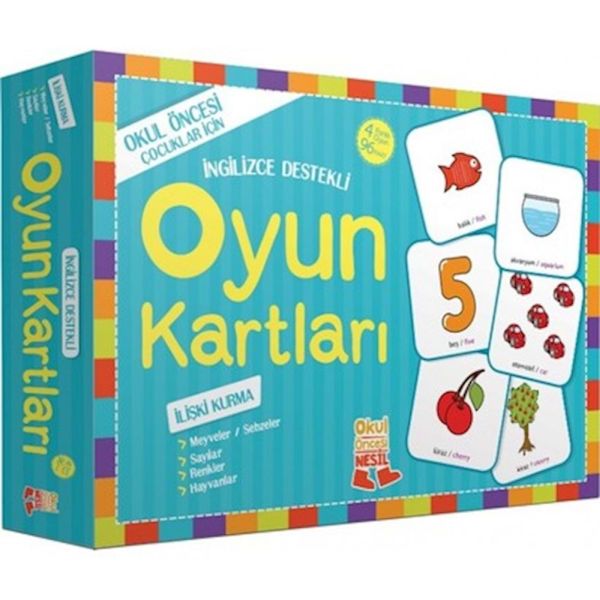 İngilizce Destekli Oyun Kartları - İlişki Kurma