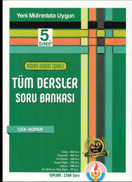Adım Adım Işıklı 5. Sınıf Tüm Dersler Soru Bankası (Yeni)