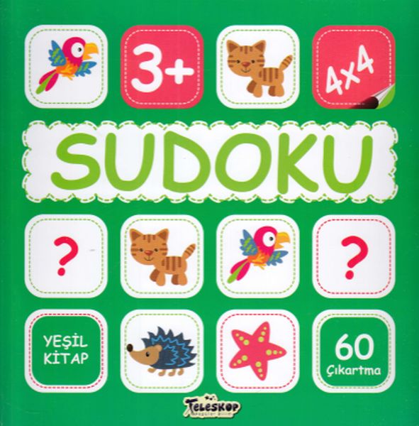 Sudoku 4x4 - Yeşil Kitap