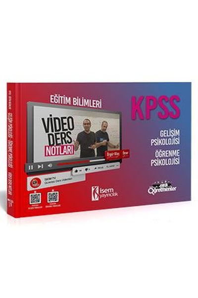 İsem 2021 KPSS Eğitim Bilimleri Gelişim Psikolojisi - Öğrenme Psikolojisi Video Ders Notları