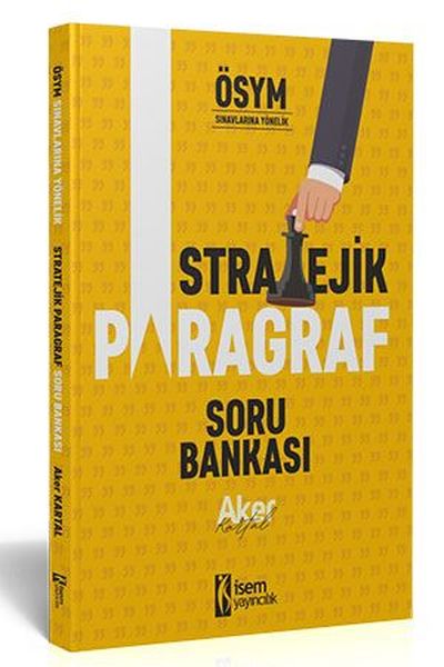 İsem 2021 Tüm Sınavlar İçin Stratejik Paragraf Soru Bankası