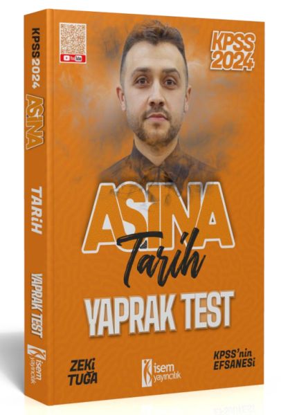 İsem Yayıncılık 2024 Kpss Aşina Tarih Çek-Kopart Yaprak Test
