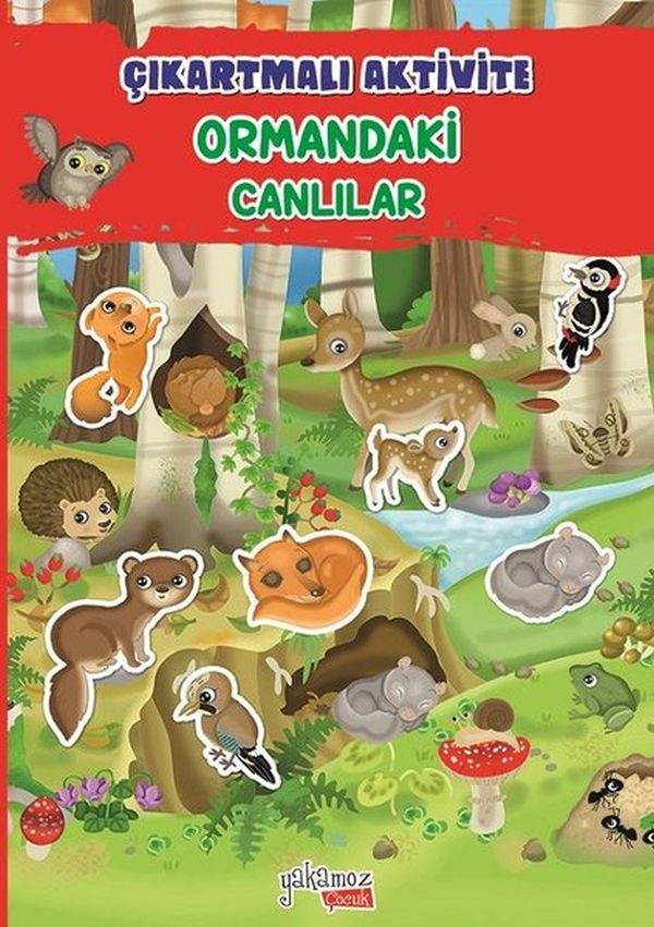 Ormandaki Canlılar - Çıkartmalı Aktivite
