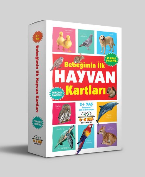 Bebeğimin İlk Hayvan Kartları (2+ Yaş)