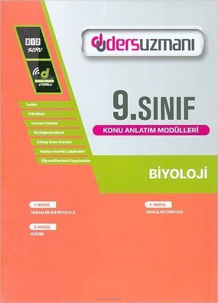 Ders Uzmanı 9. Sınıf Biyoloji Konu Anlatım Modülleri (Yeni)