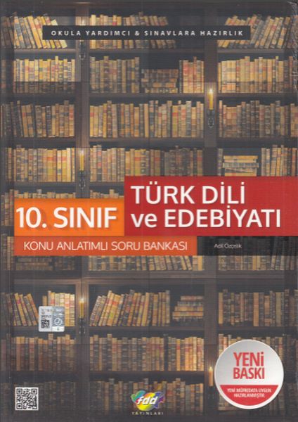 FDD 10. Sınıf Türk Dili ve Edebiyatı Konu Anlatımlı Soru Bankası (Yeni)
