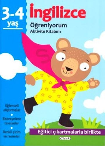 Aktivite Kitabım - İngilizce Öğreniyorum (3-4 Yaş)