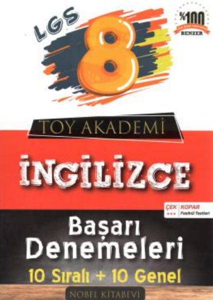 Toy Akademi 8.Sınıf İngilizce 10 lu Deneme (Yeni)