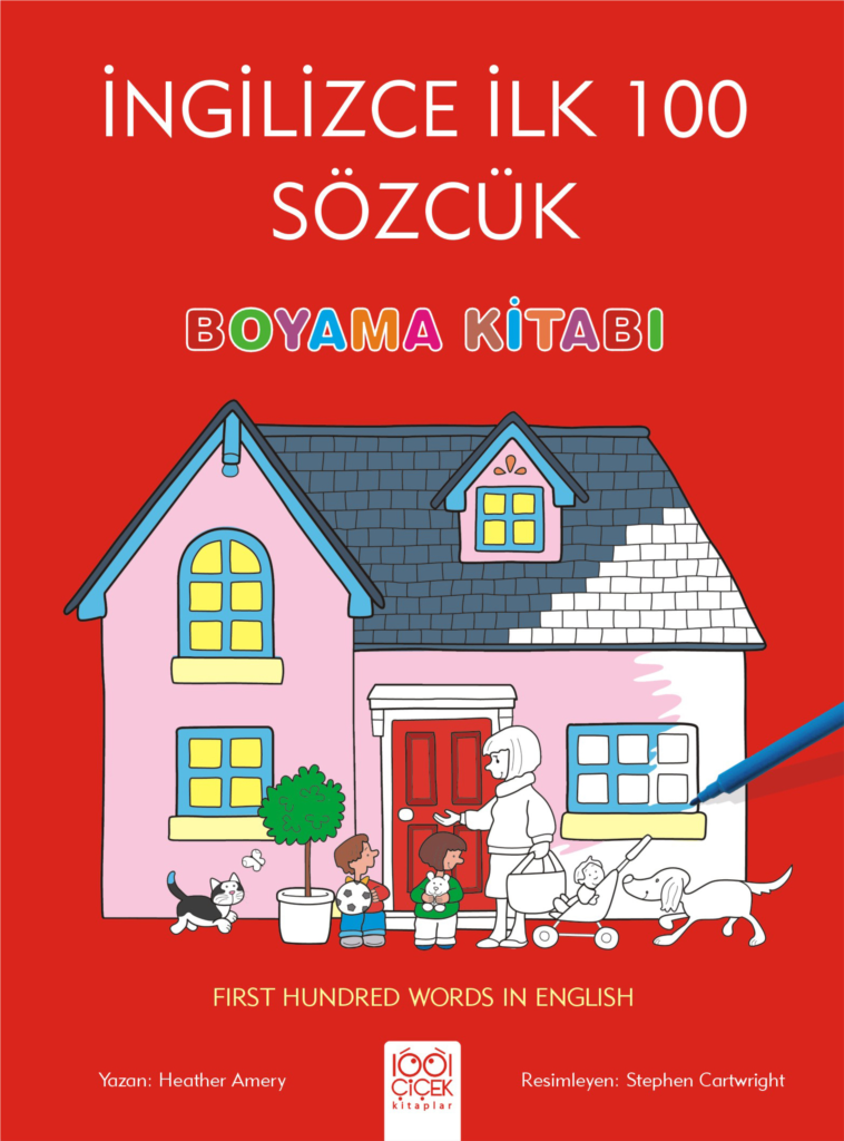 İngilizce İlk Yüz Sözcük Boyama Kitabı