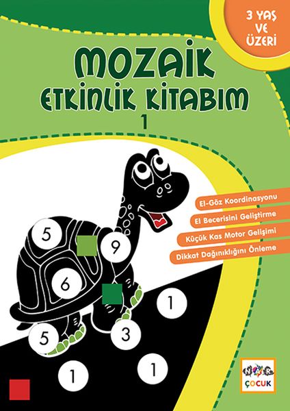 Mozaik Etkinlik Kitabım - 1; Daire, 3+ Yaş