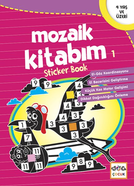 Mozaik Kitabım 1; 4 yaş ve üzeri