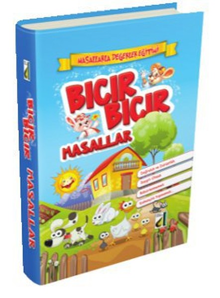 Bıcır Bıcır Masallar (Ciltli); Masallarla Değerler Eğitimi Serisi