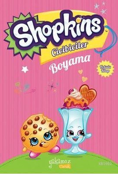 Shopkins Cicibiciler Boyama Açık Pembe-Kokulu Kitap
