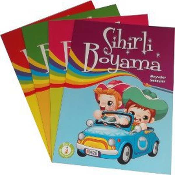 Sihirli Boyama Seti (4 Kitap)