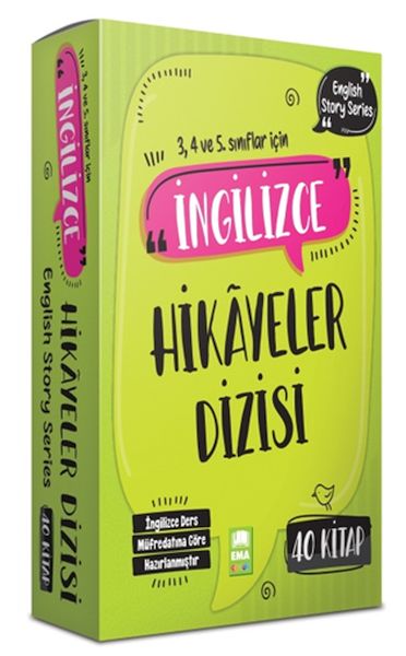 İngilizce Hikayeler Dizisi (40 Kitap Set); 3,4 ve 5. Sınıflar İçin