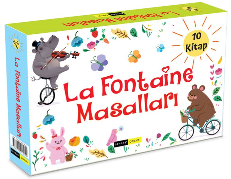 Gendaş 2. Sınıf La Fontaine Masalları 10 Kitap Set