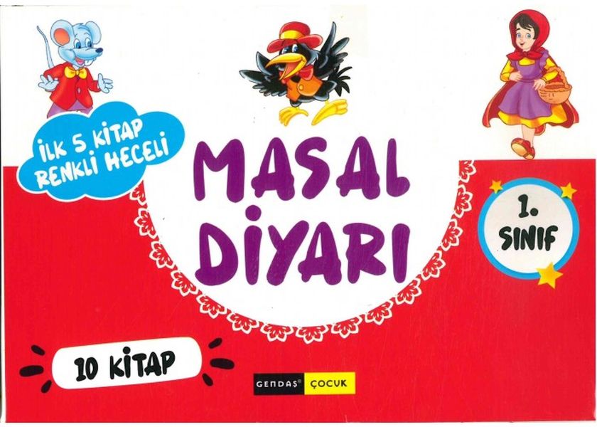 Gendaş 1. Sınıf Masal Diyarı 10 Kitap Set
