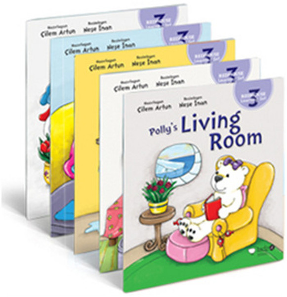 Redhouse Learning Set 3 Pollys Living Room 5 Kitap