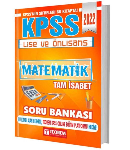 2022 KPSS Lise Ön Lisans Matematik Tam İsabet Soru Bankası