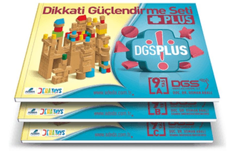 Dikkati Güçlendirme Seti Plus 9 Yaş (3 Kitap+112 Parça Ahşap Kutu)