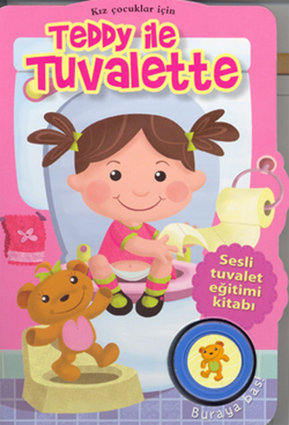 Kız Çocuklar İçin Teddy İle Tuvalette