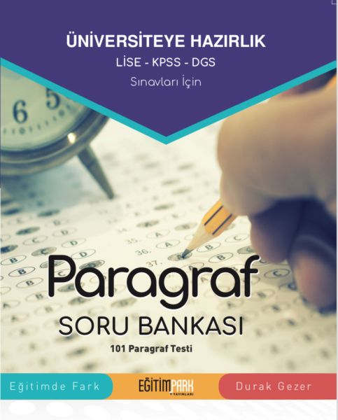 Eğitim Park Lise Paragraf Soru Bankası (33,00 TL İADESİZ)