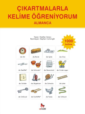 Çıkartmalarla Kelime Öğreniyorum - Almanca 1000 Kelime