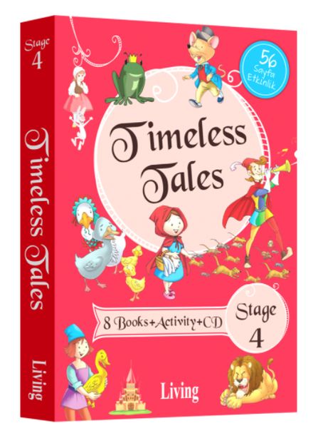 Stage 4-Timeless Tales 8 Books+Activity+CD