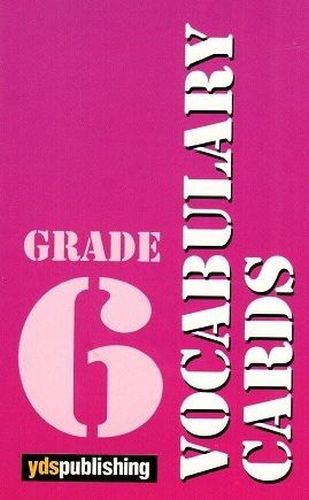Vocabulary Cards Grade 6