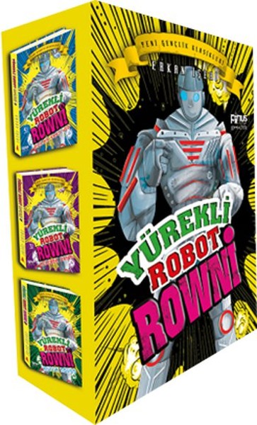 Yürekli Robot Rowni (3 Kitap - Kutulu)