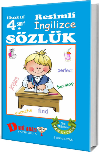 Dahi Adam 4. Sınıf Resimli İngilizce Sözlük