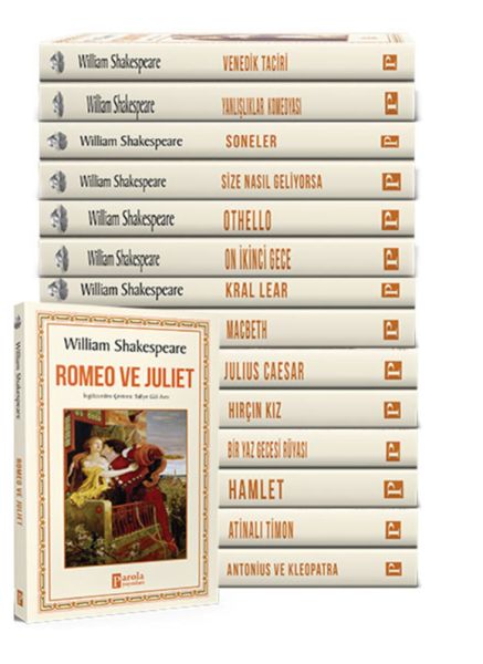 Shakespeare Eserleri Seti (15 Kitap)