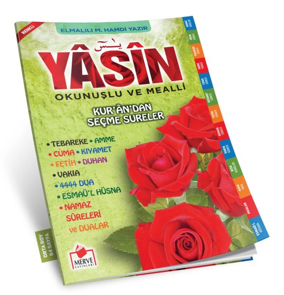 Yasini Şerif Açıklamali ve Mealli Orta Boy Yeşil