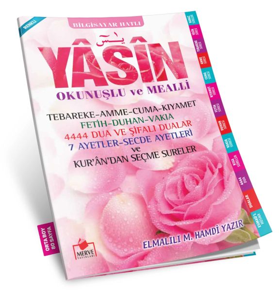 Yasin Okunuşlu ve Mealli Bilgisayar Hatlı Pembe (Orta Boy)