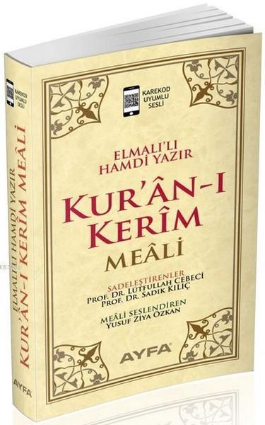 Kur'ân-ı Kerim Meali (Ayfa-108, Cep Boy, Kare Kodlu, Sesli)