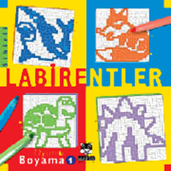 Labirentler Oyunlu Boyama 1