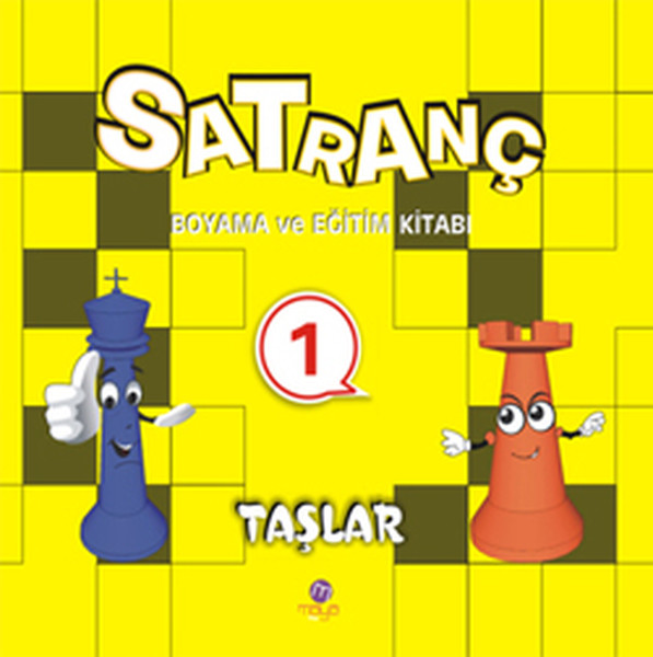 Satranç Boyama Kitabı 1; Taşlar