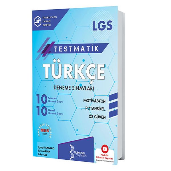 Bilinçsel LGS Testmatik Türkçe Deneme Sınavları 2021  YENİ
