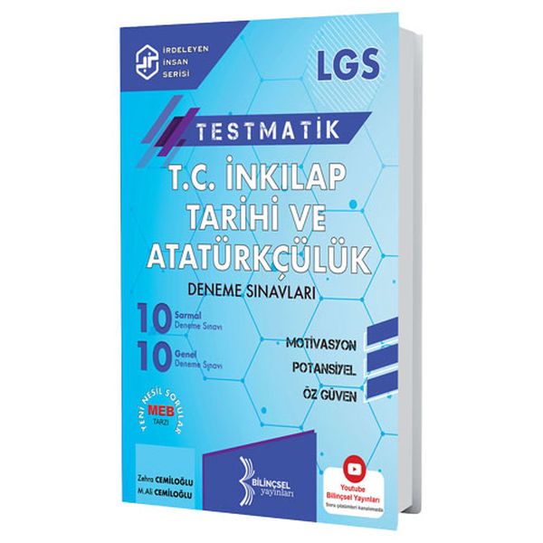 Bilinçsel 2021 LGS Testmatik T.C. İnkılap Tarihi ve Din Kültürü ve Ahlak Bilgisi Deneme Sınavı