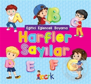 Eğitici Eğlenceli Boyama Harfler Sayılar