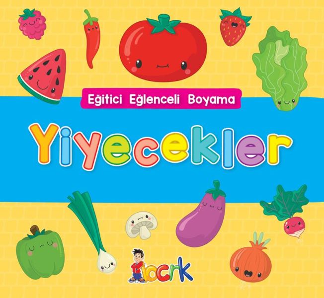 Eğitici Eğlenceli Boyama Yiyecekler