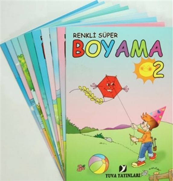 Renkli Süper Boyama 10 Lu Set Takım