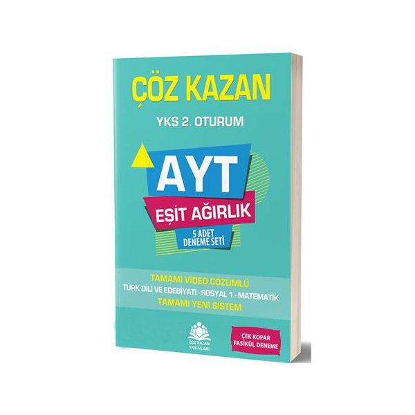 Çöz Kazan AYT Eşit Ağırlık 5 li Deneme Sınavı (Yeni)