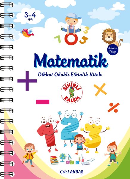 Matematik; - Dikkat Odaklı Etkinlik Kitabı -