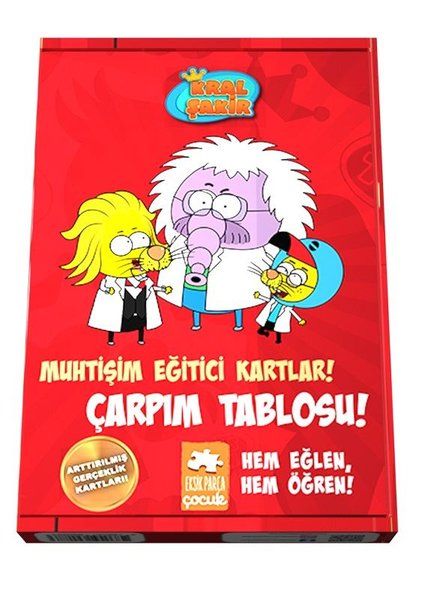 Kral Şakir Müthişim Eğitici Kartlar Çarpım Tablosu