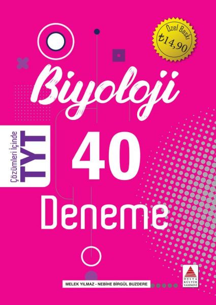 Delta Kültür TYT Biyoloji 40 Deneme(Yeni)